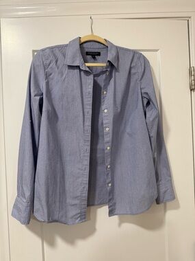 Classic Light Blue Women’s Button-Down Shirt